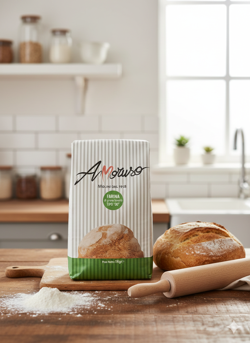 Amoruso – Farina di Grano Tenero Tipo "00" (1 kg)